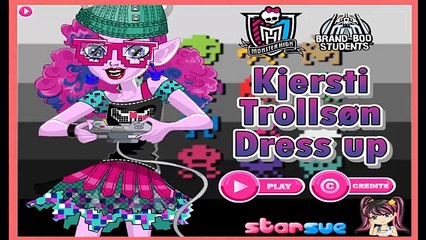Kjersti Trollson Dress Up - Monster High Video Games For Kids