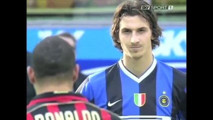 When Ibra met his idol... Ronaldo