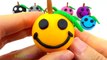 Learn Colors with Play Doh Apples Smiley Face Zoo Animal Molds Fun & Creative for Kids