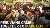 These Peruvians Came Together To Make Out In Protest