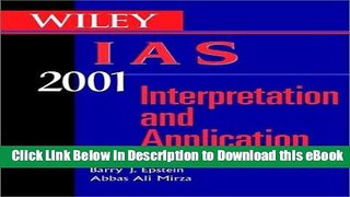 [Read Book] Wiley IAS 2001 for Windows: Interpretation and Application of International Accounting