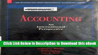 [Read Book] Accounting: An International Perspective (The Business One Irwin Professional