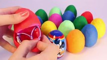 Play Doh Eggs Mickey Mouse Surprise Egg Minnie Mouse Dora The Explorer Peppa Pig Surprise Eggs Toys