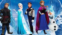 Frozen Songs 2D Animated Finger Family Children Nursery Rhymes | Frozen Cartoon Finger Family Rhymes