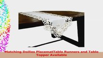 Xia Home Fashions Daisy Lace Embroidered Cutwork Spring Table Runner 15Inch by 54Inch e601571c