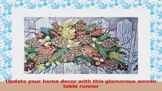 DaDa Bedding TR6068 Christmas Fiesta Woven Table Runner 13 by 67Inch Floral 2f763809