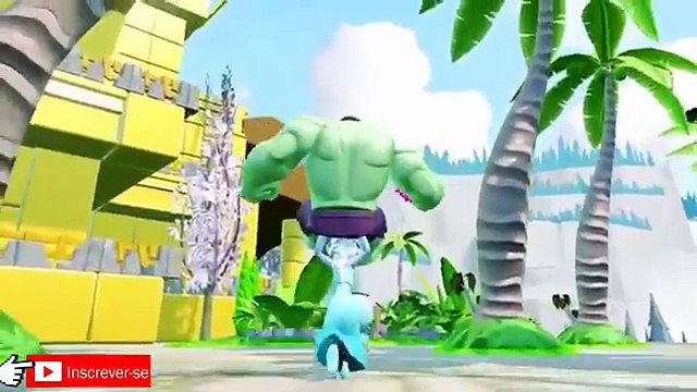 Homem Aranha Desenho Animado Em Portugues Hulk, Frozen Elsa, Pato Donald, Mickey Mouse