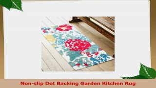 Nonslip Dot Backing Garden Kitchen Rug c2ec4165