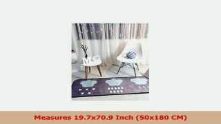 INCX Cute Nonslip Living Room Mat Children Mat Entrance Rug Cloud 197 x 669 Inch 4a2818ee