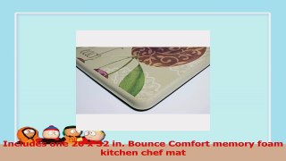 Chef Gear Elegant Fruit AntiFatigue Comfort Memory Foam Kitchen Chef Mat 20 x 32 56be34e0