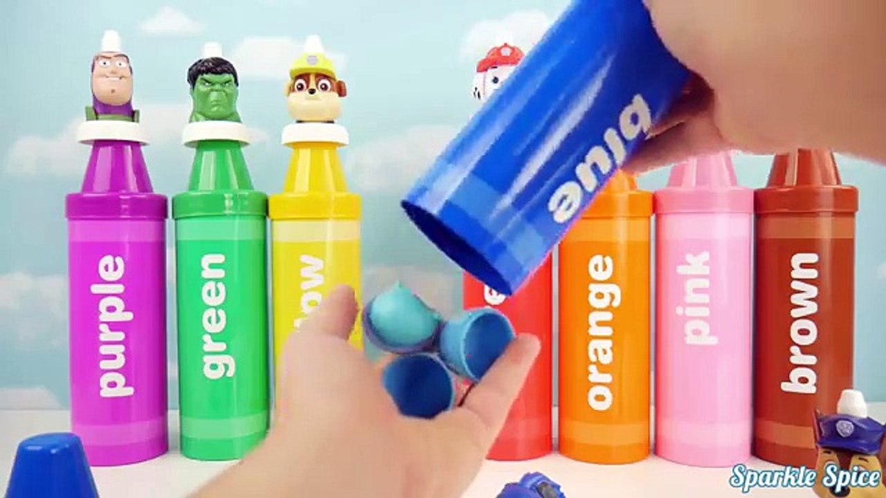 Учим Цвета Играть Doh Гигантские Карандаши Хелло Китти Животных Формы Дети Весело Творческой Компиляции