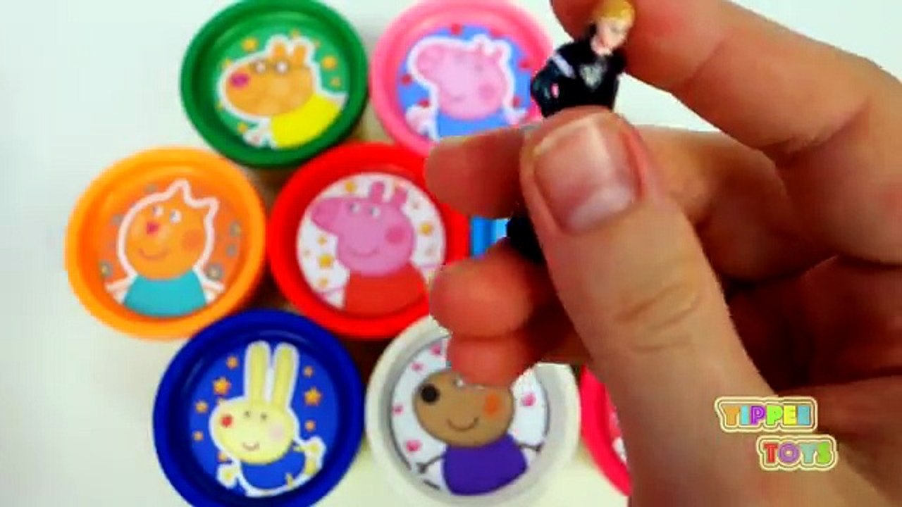 Peppa Pig Surprise Egg Toys Spongebob Shopkins Play Doh Eggs Thomas Minions Cars Frozen