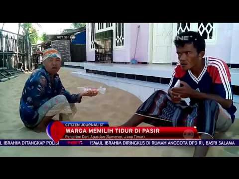 Warga Beraktivitas di Hamparan Pasir - NET 10