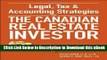 [Read Book] Legal, Tax and Accounting Strategies for the Canadian Real Estate Investor Kindle