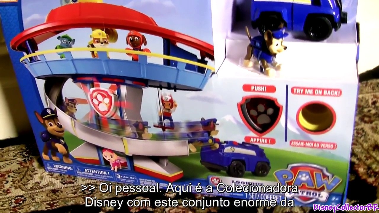 Patrulha Canina Torre de Vigilancia - Sunny Central de Comando Portugues BR _ PAW PATROL Lookout set-VfiFvNaovQM