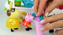 Peppa pig Play doh Ice Cream Playset Playdough Cartoon Toys