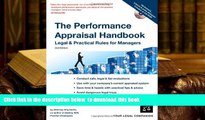 PDF [DOWNLOAD] The Performance Appraisal Handbook: Legal   Practical Rules for Managers BOOK