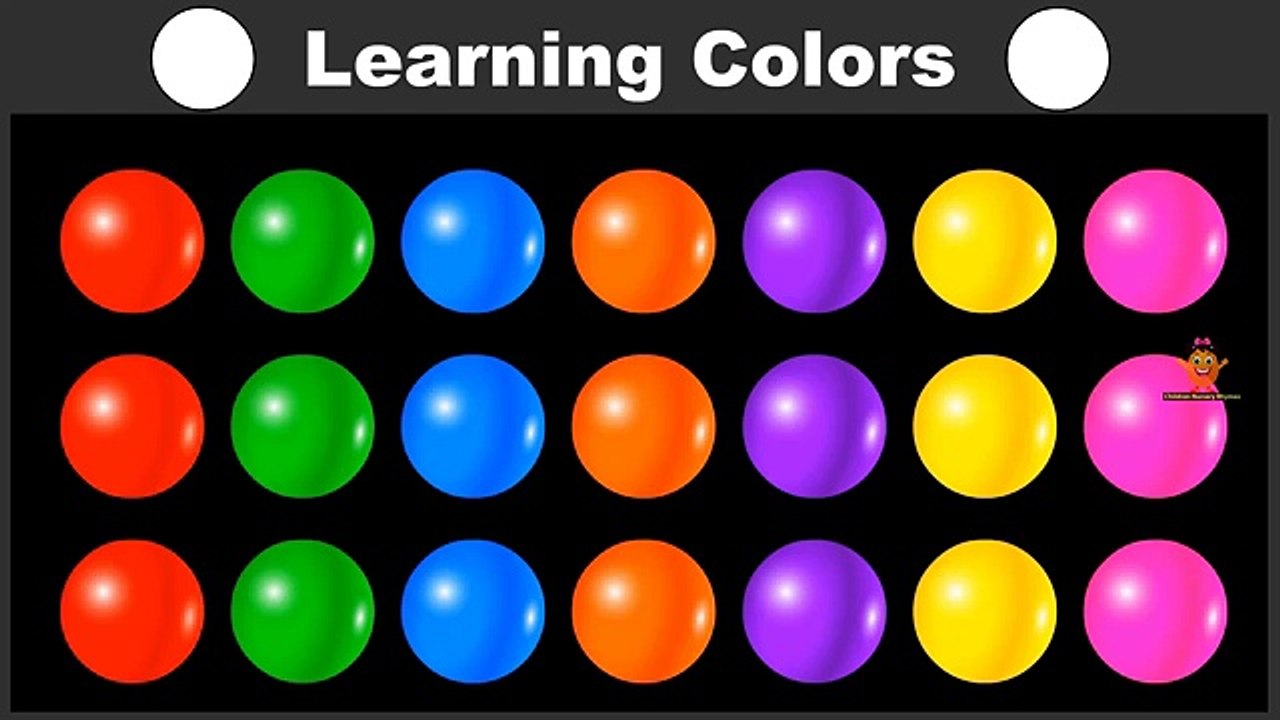 Colors Balls Popping Show | Learn Colours for Children Kids Preschool Toddlers And Babies
