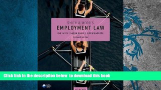 PDF [DOWNLOAD] Smith   Wood s Employment Law [DOWNLOAD] ONLINE