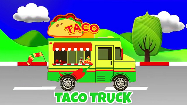 Learning Food Trucks – Animated Surprise Eggs with Trucks inside! Trucks for Kids Baby Toddler