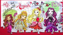 Puzzle Games ROYALS REBELS Ever After High Rompecabezas Kids Learning Toys quebra-cabeças