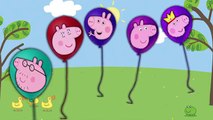 Peppa Pig Balloons Finger Family Daddy Finger Song Balloon Nursery Rhymes Cookie Tv Video