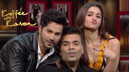 Koffee With Karan 5  Alia Bhatt & Varun Dhawan FUN MOMENTS  Badrinath Ki Dulhania  Episode 15