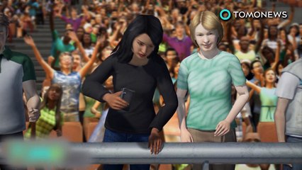 Guarda de segurança bate uma em jogo de futebol americano.