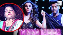 Saroj Khan UPSET With Varun Dhawan & Alia Bhatt? | Tamma Tamma Again