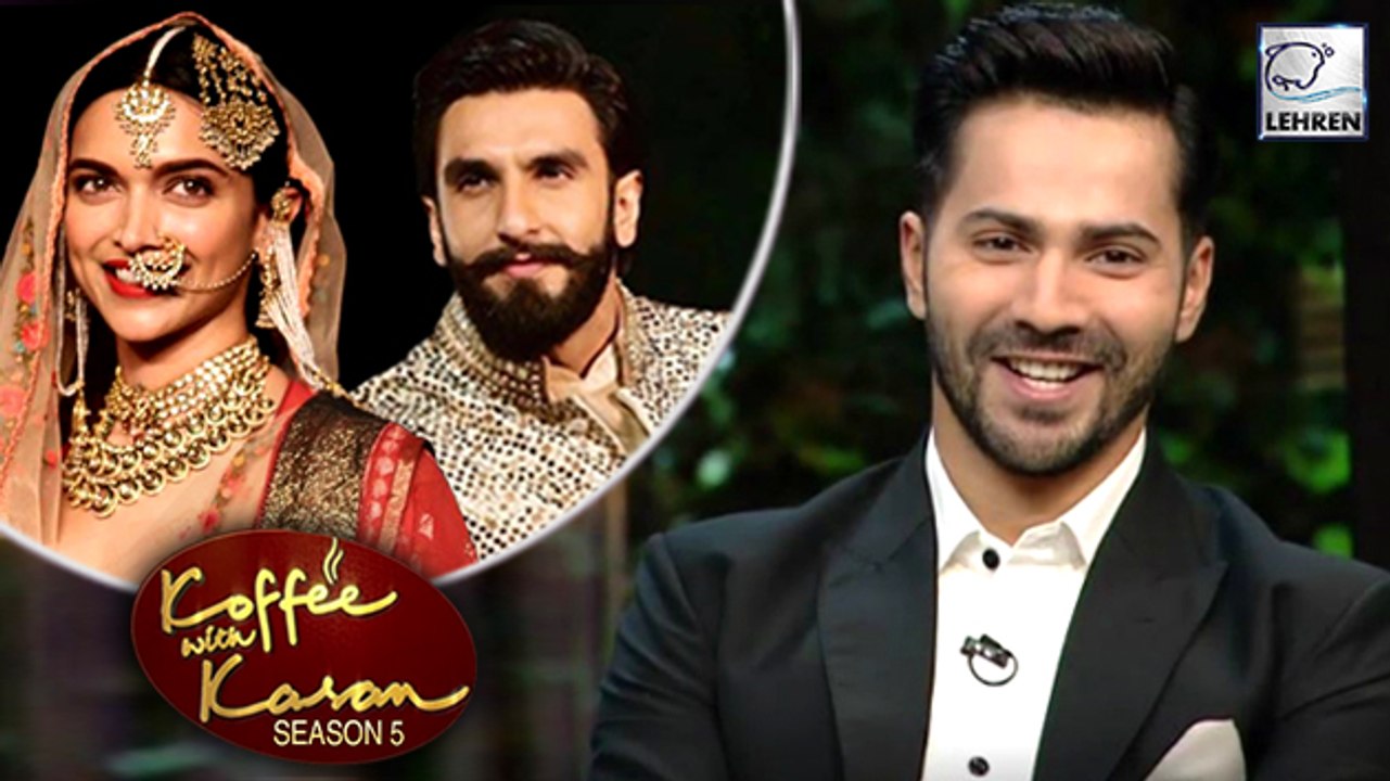 Varun Dhawan REVEALED Ranveer Singh's Marriage Year? | Koffee With Karan 5
