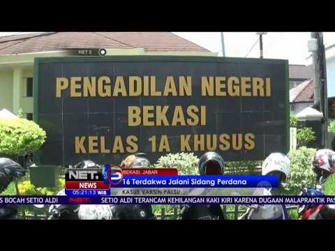 Pasangan Suami Istri Produsen Vaksin Palsu Jalani Sidang Perdana - NET5