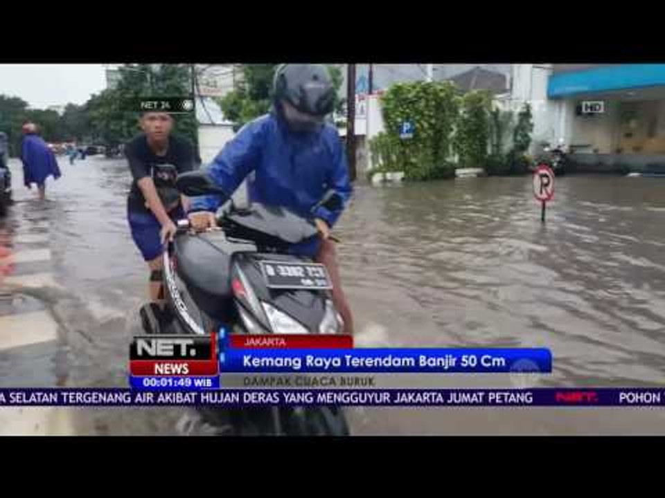 Beberapa Kawasan di Jakarta Terendam Banjir Akibat Hujan Deras - NET24