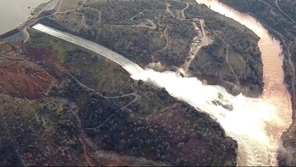 Evacuations ongoing as California dam danger lessens