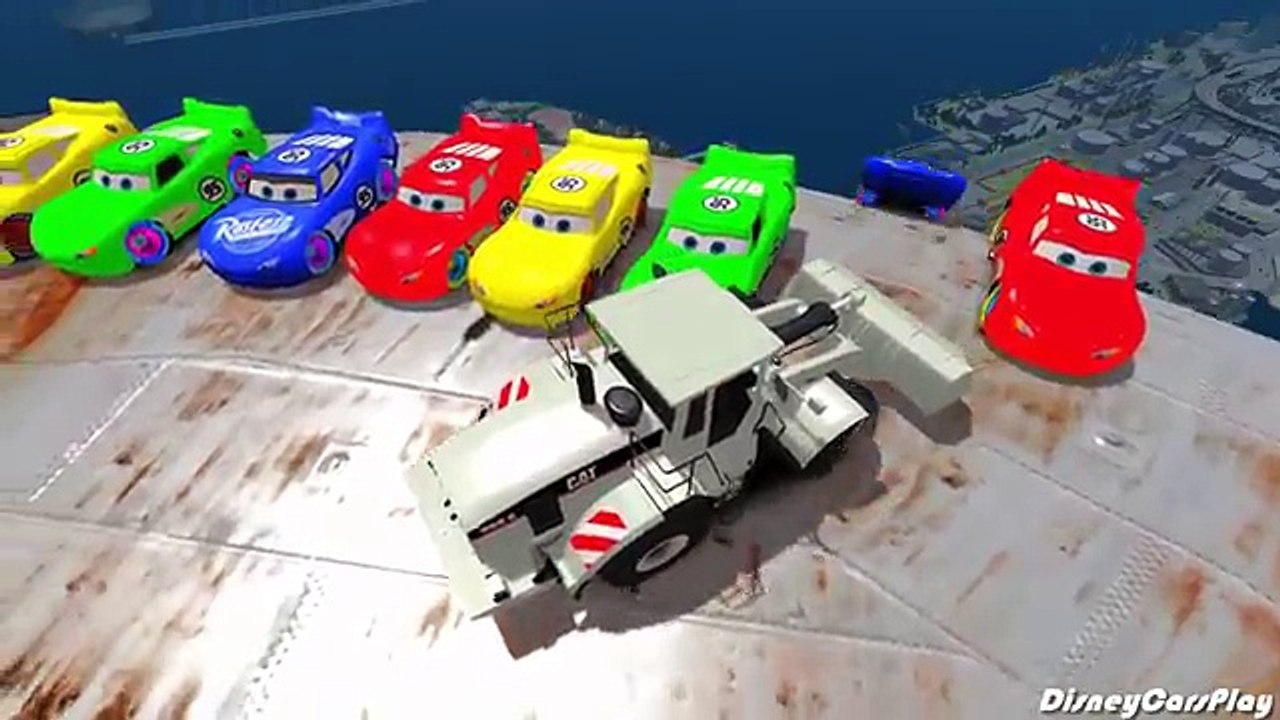 Lightning McQueen Cars Pixar Spiderman Hulk Frozen Cars 2 Nursery (Songs For Children with Action)