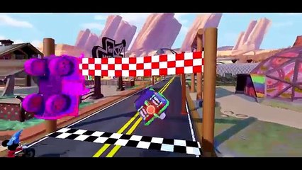 Nursery Rhymes Superheroes RACE with Disney Pixar Cars COMPILATION ! Spiderman & Marvel !