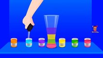 Learn Colors with AMAZING Liquid Stacking | Learning Colours To Children Kids Toddlers Babies