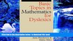 Download [PDF]  Basic Topics in Mathematics For Dyslexics Anne Henderson Trial Ebook