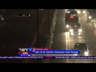 Banjir di KM 37 Ruas Tol Jakarta-Cikampek Surut, Lalulintas Kembali Normal- NET5