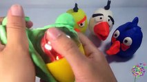 Учим Цвета С Играть Doh Сюрприз Яйца Злые Птички Рисование И Раскраски Злые Птицы Яйцо