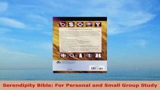 Free  Serendipity Bible For Personal and Small Group Study Download PDF 3db7fd8b