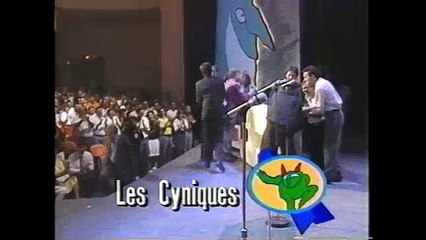 Drôle Vidéo Les Cyniques à Juste pour rire 1990