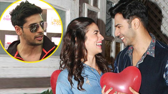 Sidharth Malhotra REACTS On Alia Bhatt & Varun Dhawan's Chemistry Badrinath Ki Dulhania