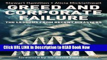 [PDF] Greed and Corporate Failure: The Lessons from Recent Disasters FULL eBook