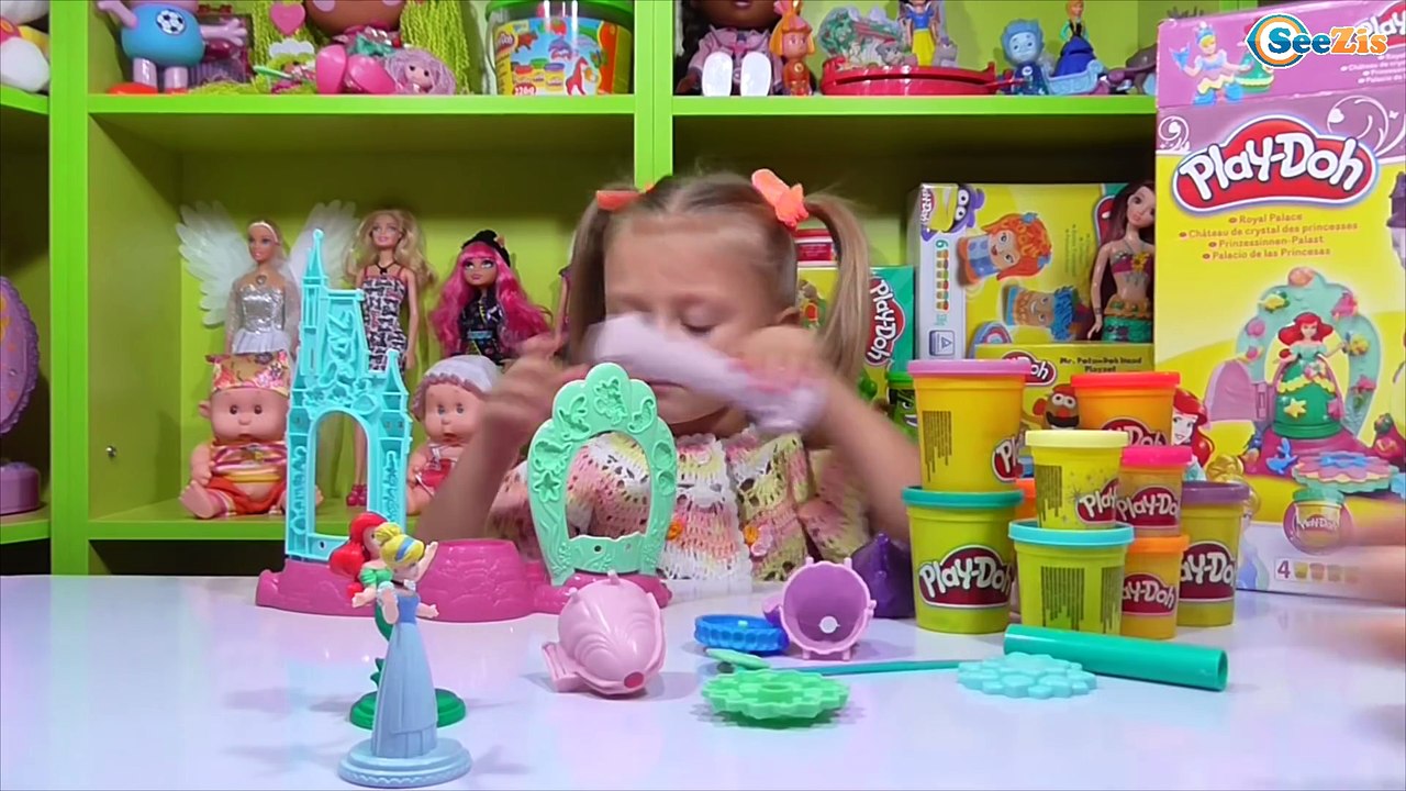✔Princess Disney. Ярослава распаковывает новый набор Плей До / Play Doh Royal Palace Set ✔