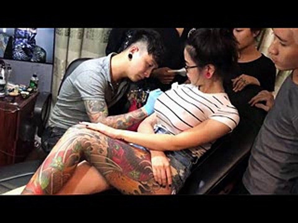 Funny - Women's Breasts Explode When Tattoos, Then Watching