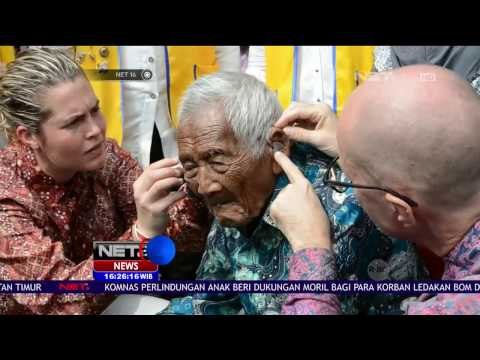 Warga Lansia di Solo Antre Untuk Dapatkan Alat Bantu Dengar Cuma-Cuma - NET16