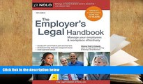 Kindle eBooks  Employer s Legal Handbook, The: Manage Your Employees   Workplace Effectively  BEST