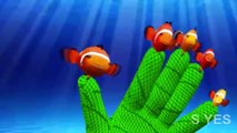 Finding nemo cartoon finger family nursery rhymes for children | 3D Animation Rhymes For Children