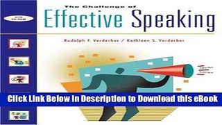 [Read Book] The Challenge of Effective Speaking (with InfoTrac and CD-ROM) (OECD Proceedings) Kindle