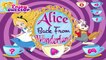 Cartoon game. DISNEY PRINCESS - Alice Back from Wonderland. Full Episodes in English 2016